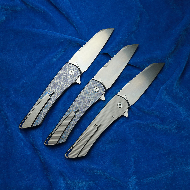 Hunting Camp Outdoor Kitchen - 2026 LEMIFSHE モハベチタンハンドルセラミックベアリングキッチンポケットEDCツールハンティングハイキングキャンプ154CMアウトドア折りたたみナイフ