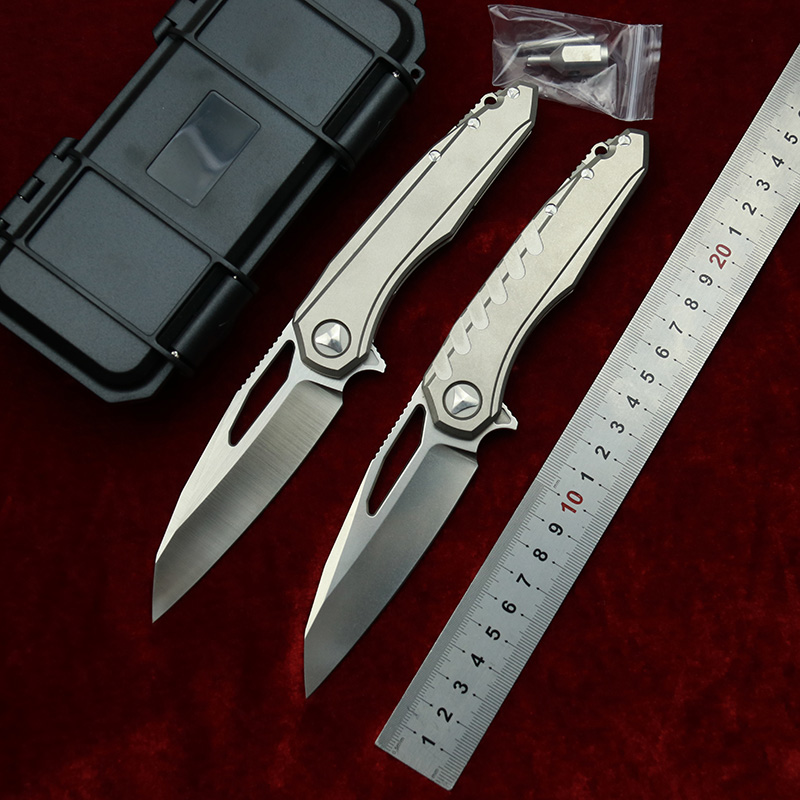 Hunting Camp Outdoor Kitchen - MORifshe-カスタマイズされた折りたたみ式ナイフM390ブレード,チタン合金ハンドル,アウトドア,キャンプ,狩猟,キッチン,サバイバル用のツール