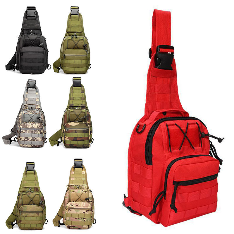 Outdoor Hunting Range - 多用途タクティカルチェストバッグ メンズ アウトドア EDC ショルダー スリングバッグ