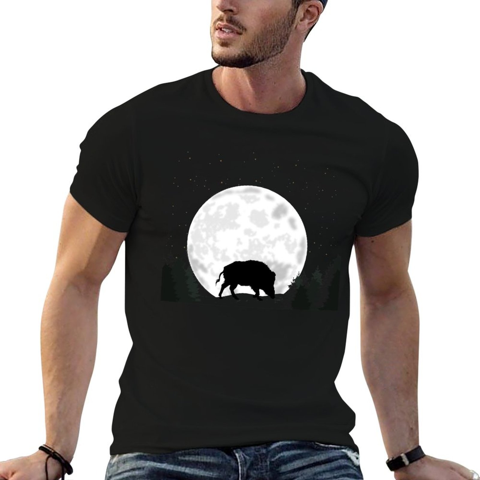 Wildman Hunting & Outdoor Robertson Photos - ワイルドボアハンティング ボアワイルドボアブリストル キャトルTシャツ 吸湿発散性アスレチックTシャツ