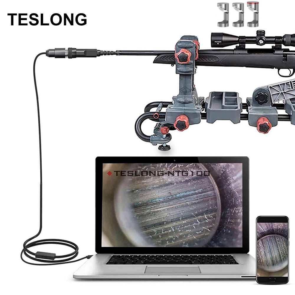 Outdoor Hunting Range - TESLONG NTG100 5 ミリメートル直径ライフルボアスコープカメラデジタル狩猟クリーニングスコープ 20 口径以上用