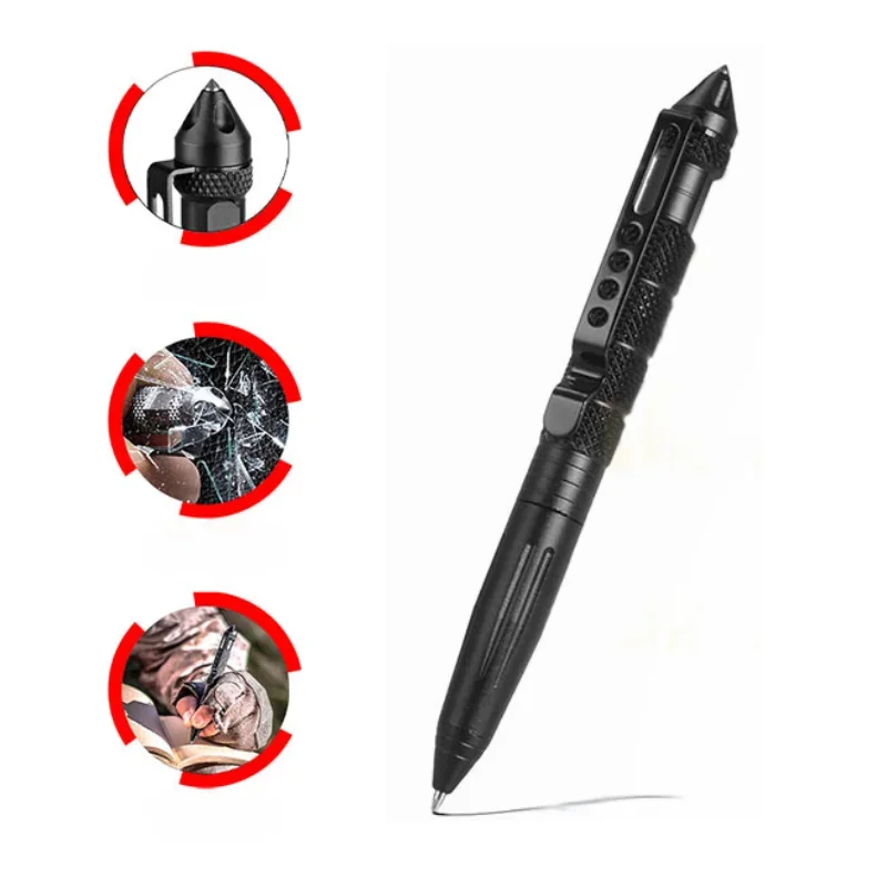 Tactical Pen Tool - 多機能戦術ペン自己防衛アンチスキッド緊急サバイバルツールガラスブレーカータングステン鋼屋外救助脱出