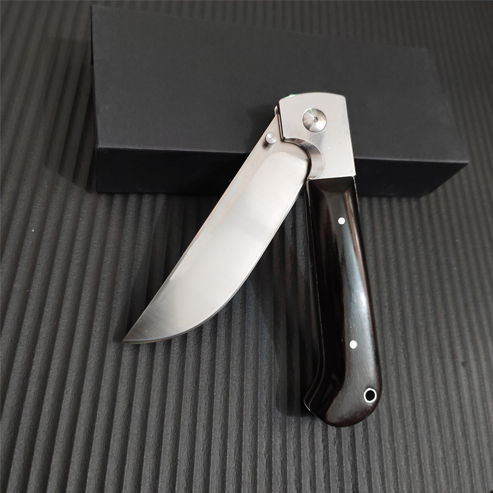 Hunting Camp Outdoor Kitchen - ユーティリティナイフ折りたたみ式D2ブレード木製ハンドルキッチンポケットハンドツールアウトドア釣りサバイバルハンティングハイキングフルーツキャンプナイフ