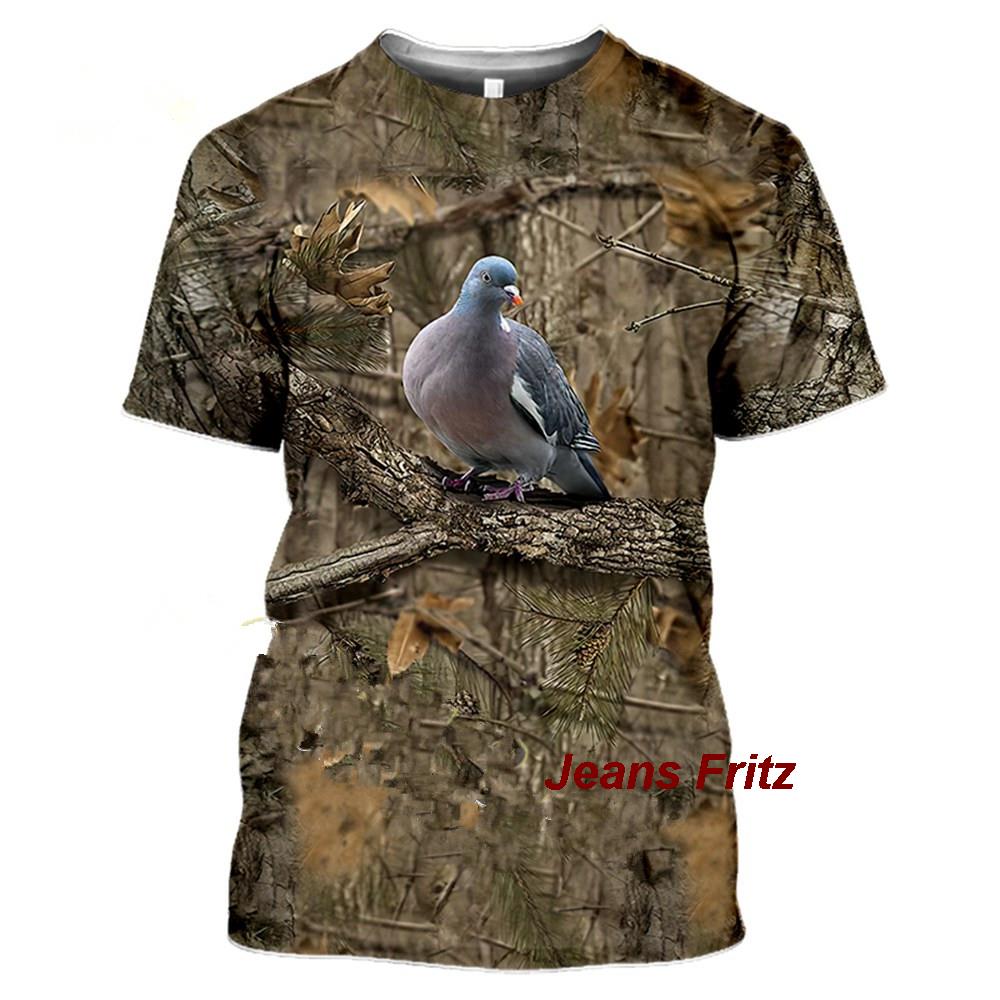 メンズ半袖Tシャツ,カモフラージュ,動物,野生,3D,夏,レ - Wildman Hunting & Outdoor Robertson Photos のレビューと価格