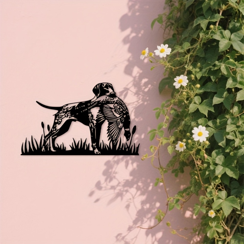 CIFBUY メタルウォールアート 狩猟犬とキジのシルエット - Outdoor Hunting Dogs のレビューと価格