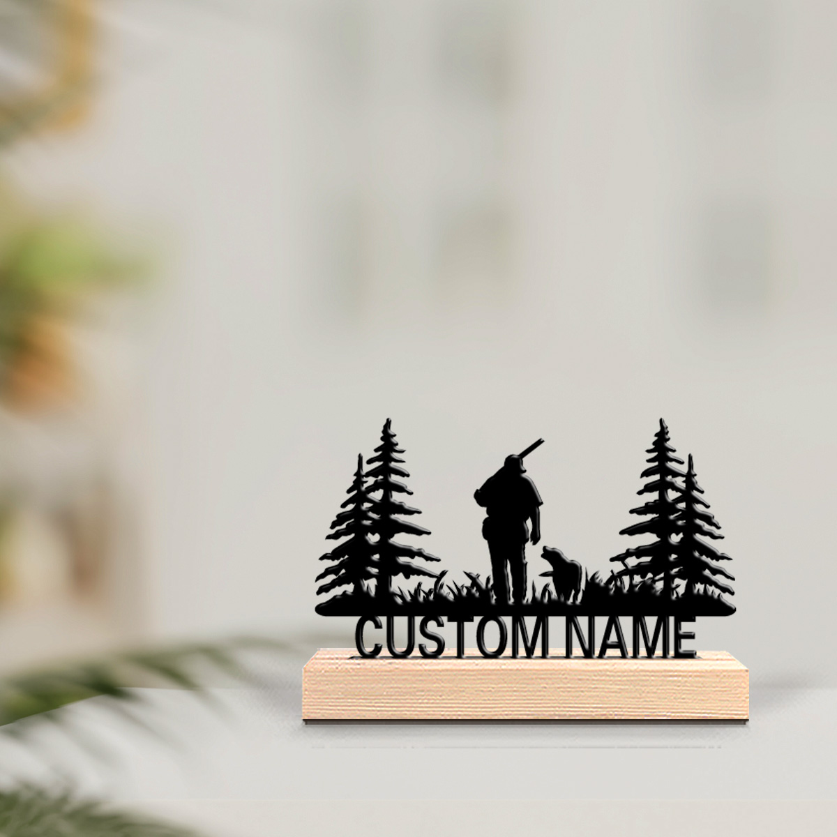 1個入り ファッションパーソナライズカスタムハンターと狩猟犬 - Hunting Outdoor Christmas Decorations のレビューと価格