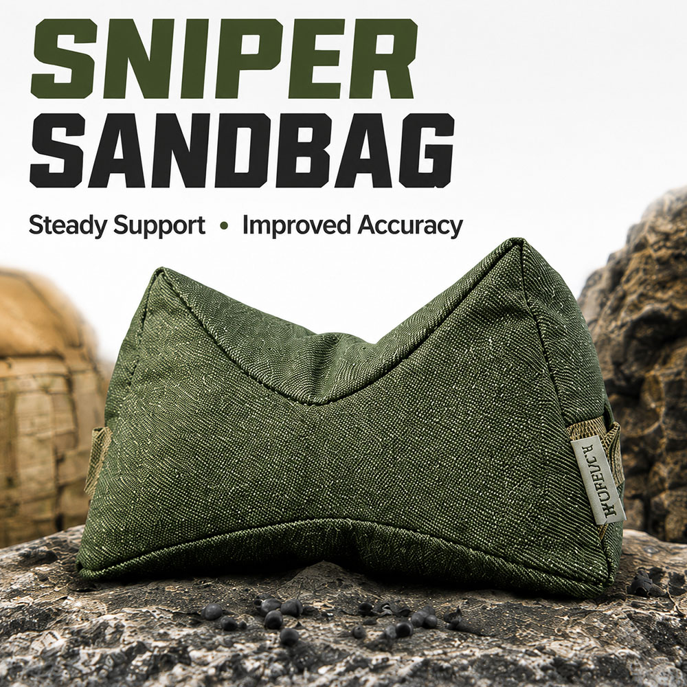 戦術スナイパー射撃用サンドバッグ、滑り止め射撃ベンチレストバ - Outdoor Hunting Range のレビューと価格