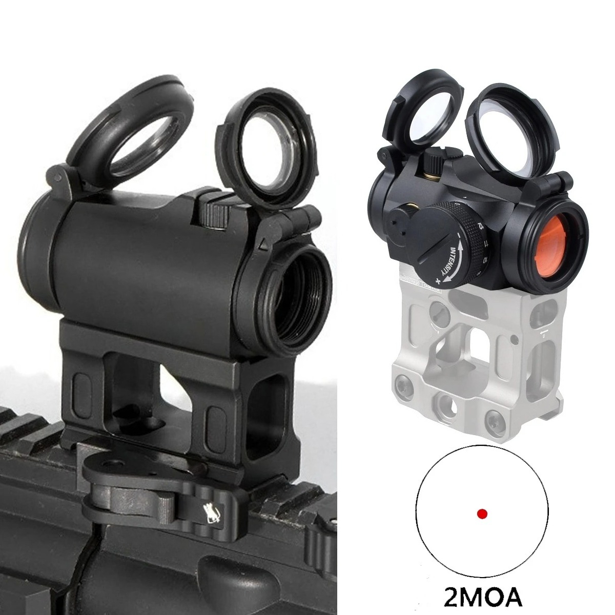 タクティカルT01/02 2MOAレッドドットサイト、UNI - Outdoor Hunting Range のレビューと価格