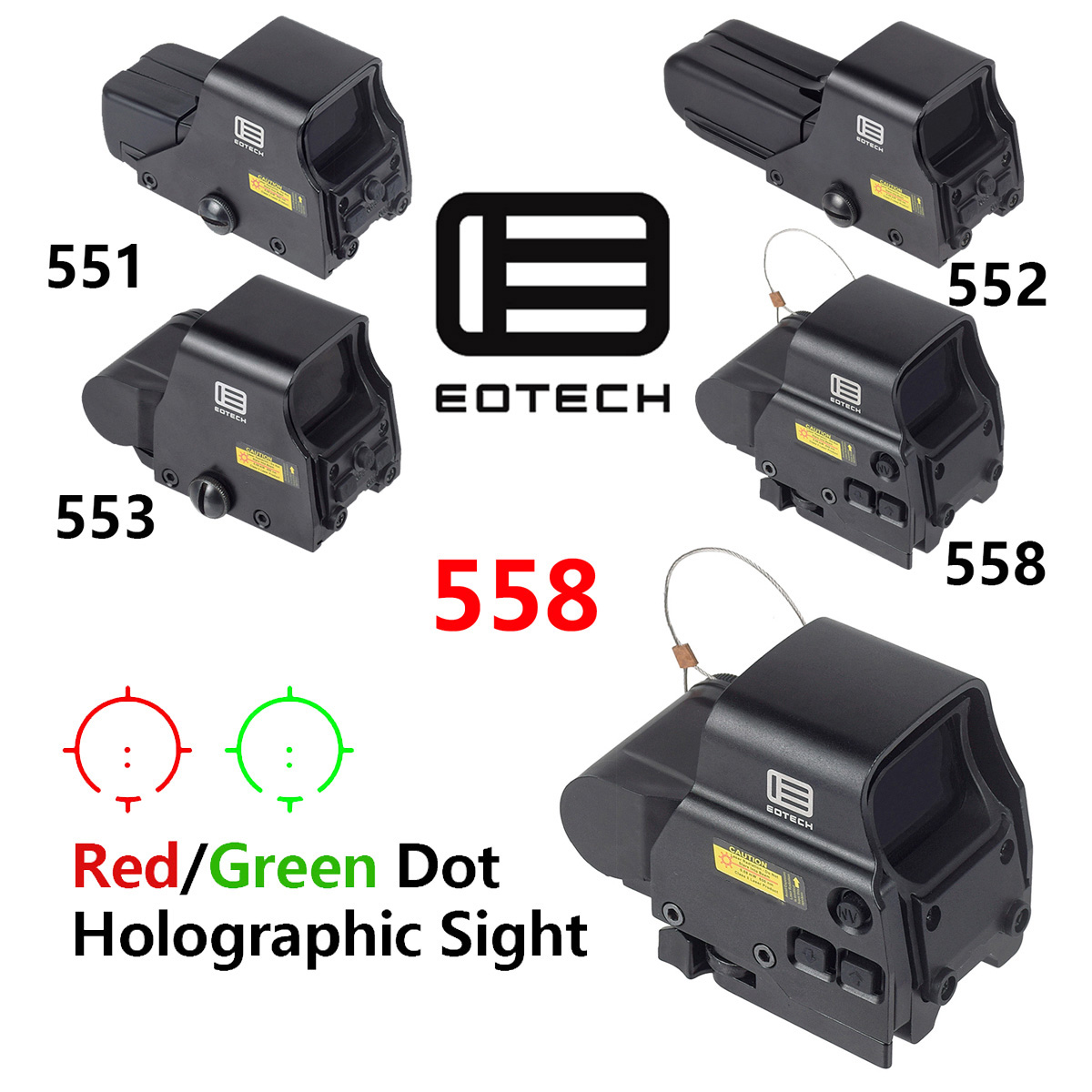 Eotech 551 552 553 558 ホログラフィッ - Outdoor Hunting Range のレビューと価格