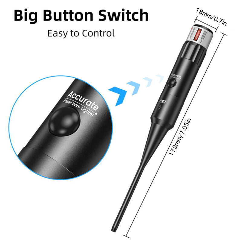 グリーンレッドドットレーザー照準器キット 32個のアダプター - Laser Boresighter Kit のレビューと価格