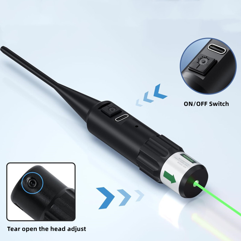 赤色レーザーボアサイターキット 64 アダプター .177  - Laser Boresighter Kit のレビューと価格