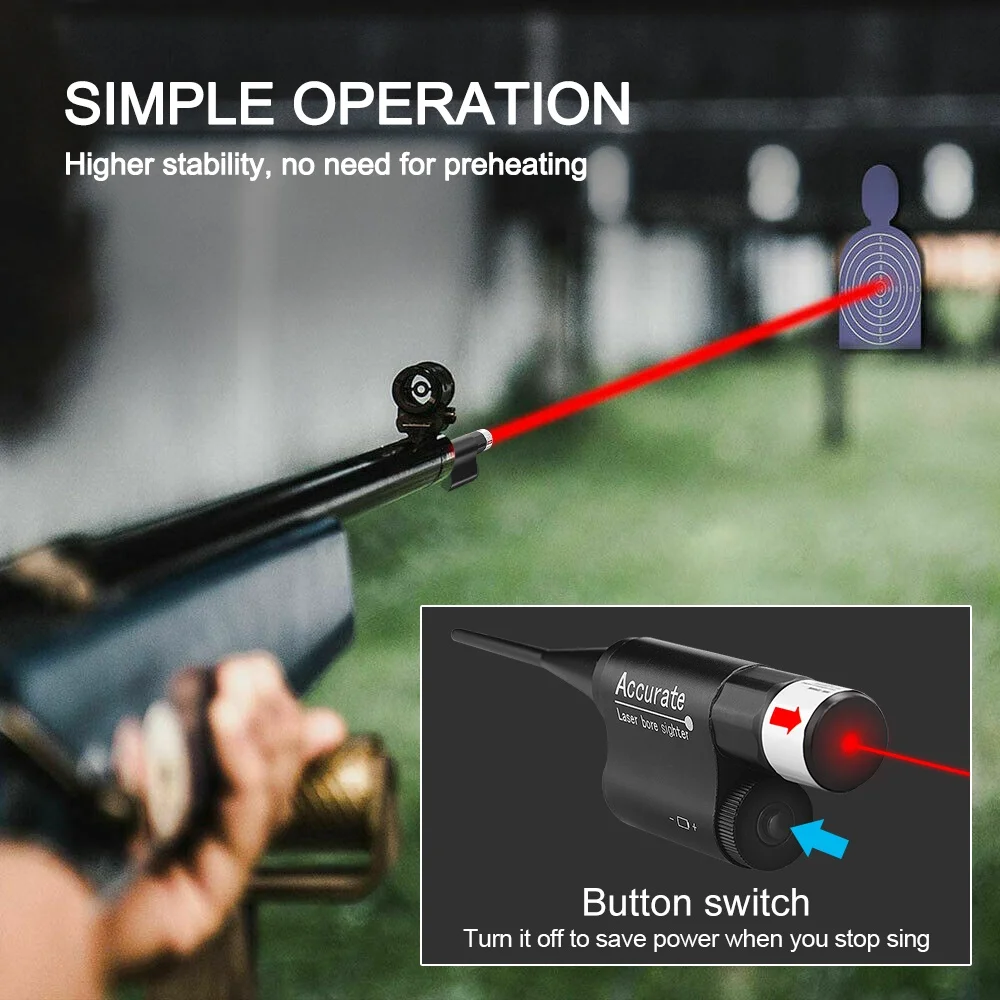 レッドグリーンレーザーサイト ボアサイトキット コリメーター - Laser Boresighter Kit のレビューと価格