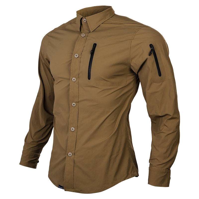 財布の形をした青い長袖シャツ,シックなデザイン,マウンテンバ - Outdoor Hunting T Shirts のレビューと価格