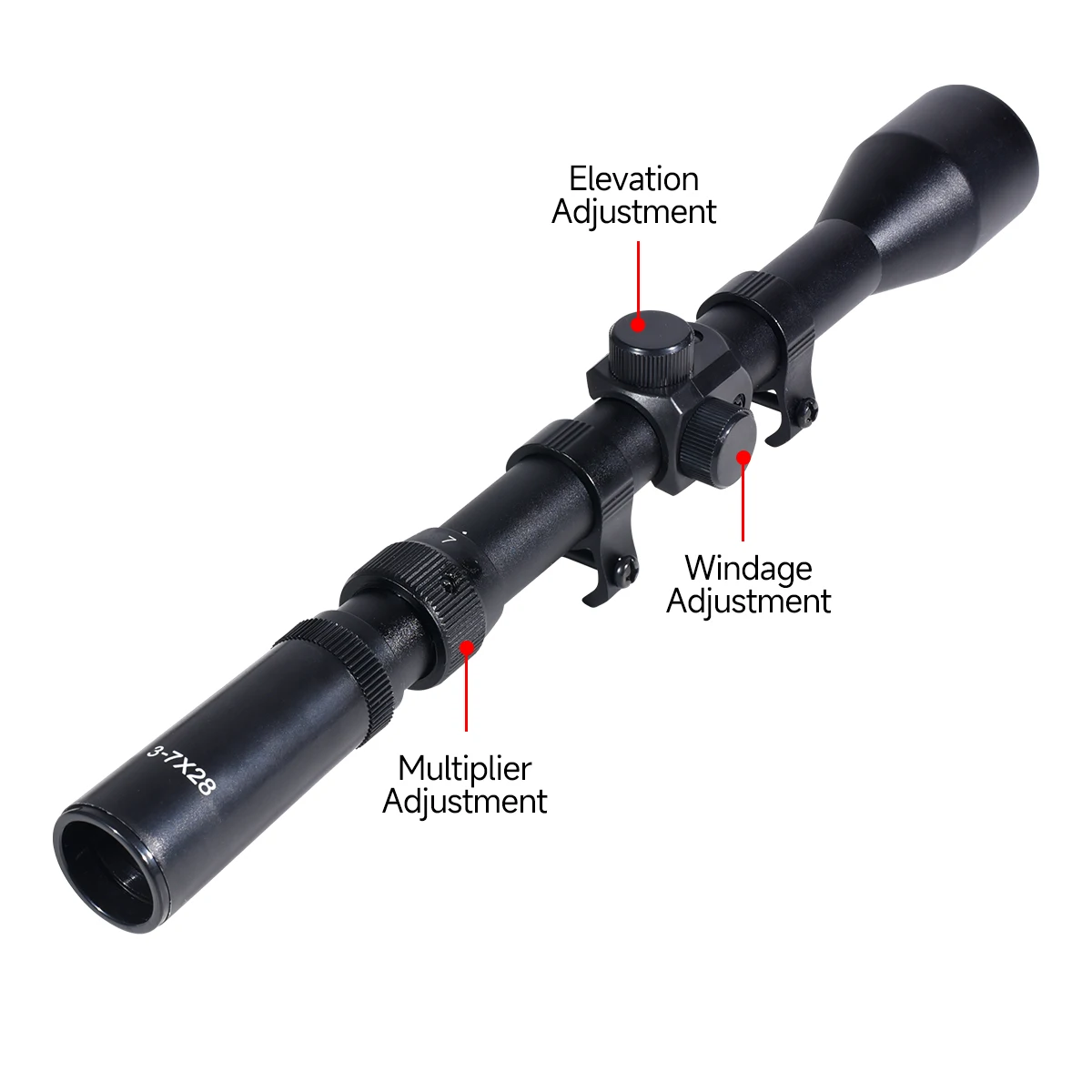 4x20/4x28/3-7x20/3-7x28 光学照準器ク - Outdoor Hunting Range のレビューと価格