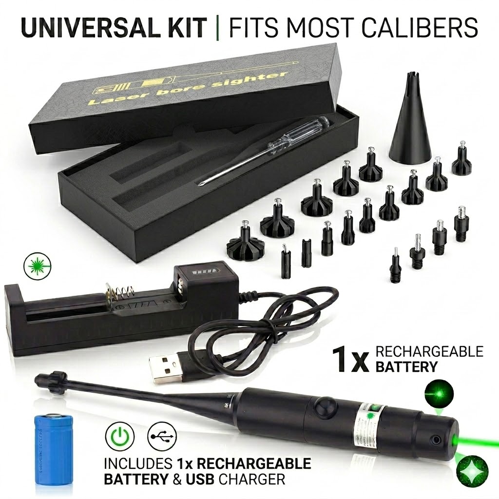 レーザーボアサイトキット。.177 .22～12GA口径レー - Laser Boresighter Kit のレビューと価格
