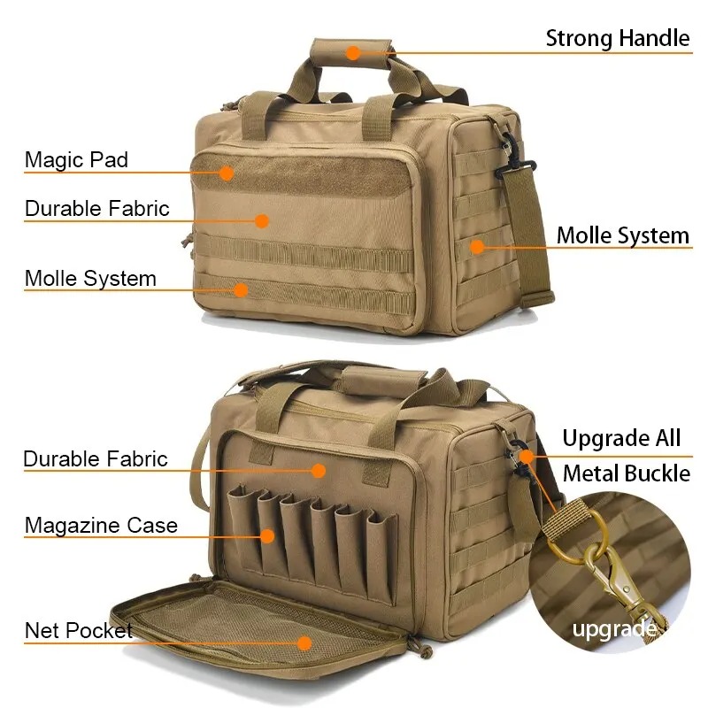 MOLLEシステム付きガンレンジ収納バッグ、アウトドア用品お - Outdoor Hunting Range のレビューと価格