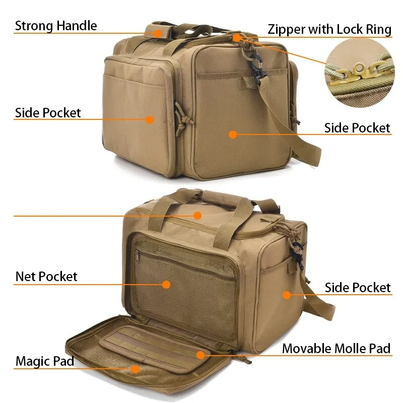 MOLLEシステム付きガンレンジ収納バッグ、アウトドア用品お - Outdoor Hunting Range のレビューと価格