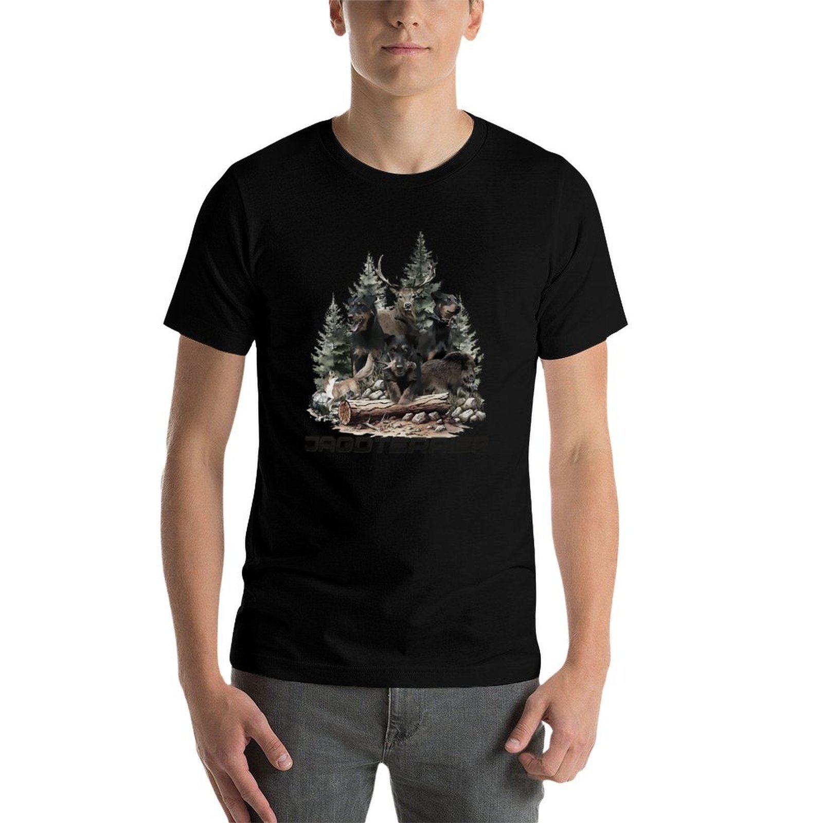 ジャーマン・ハンティング・テリアは野生の狩猟の仲間です Tシ - Wildman Hunting & Outdoor Robertson Photos のレビューと価格