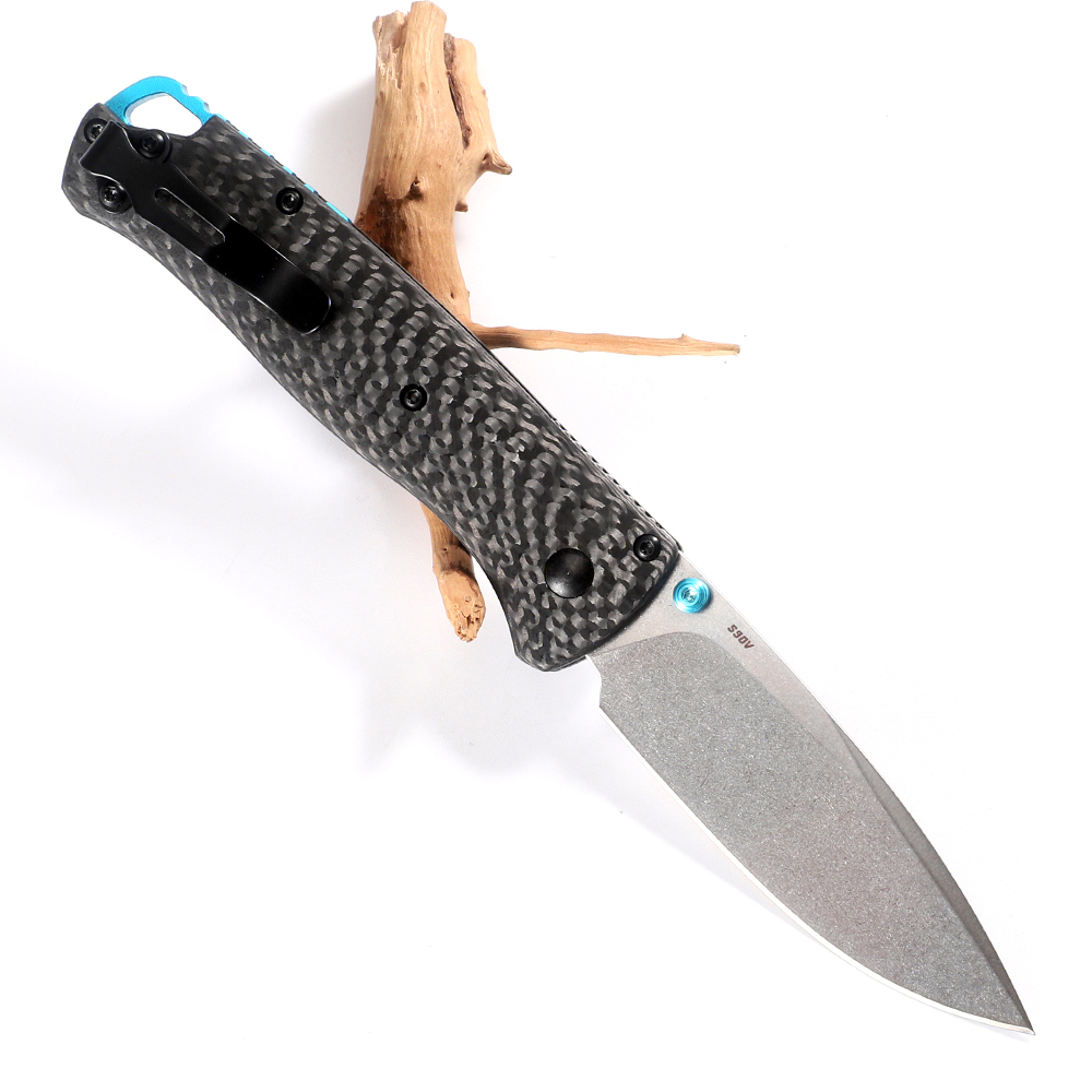 カーボンファイバーハンドル付き折りたたみポケットナイフ,サバ - Hunting Camp Outdoor Kitchen のレビューと価格