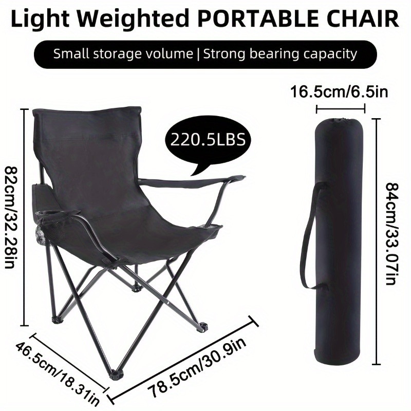 ポータブルキャンプチェア、軽量折りたたみキャンプチェア、アウ - Outdoor Hunting Chair のレビューと価格