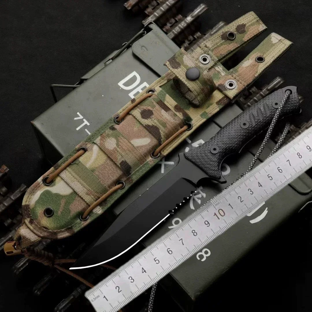 CR（ハイエンド版）アウトドアキャンプ用ストレートナイフ ジ - Hunting Camp Outdoor Kitchen のレビューと価格