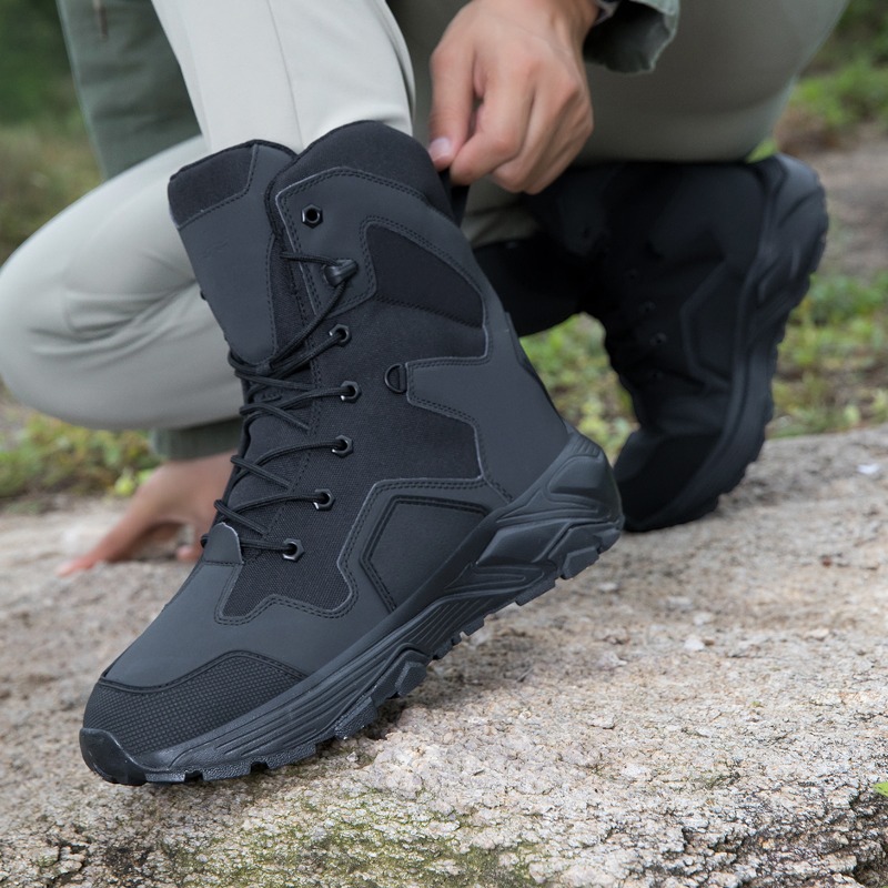 メンズタクティカルブーツ、レースアップ、ワイルドコンバットト - Wildman Hunting & Outdoor Nelspruit のレビューと価格