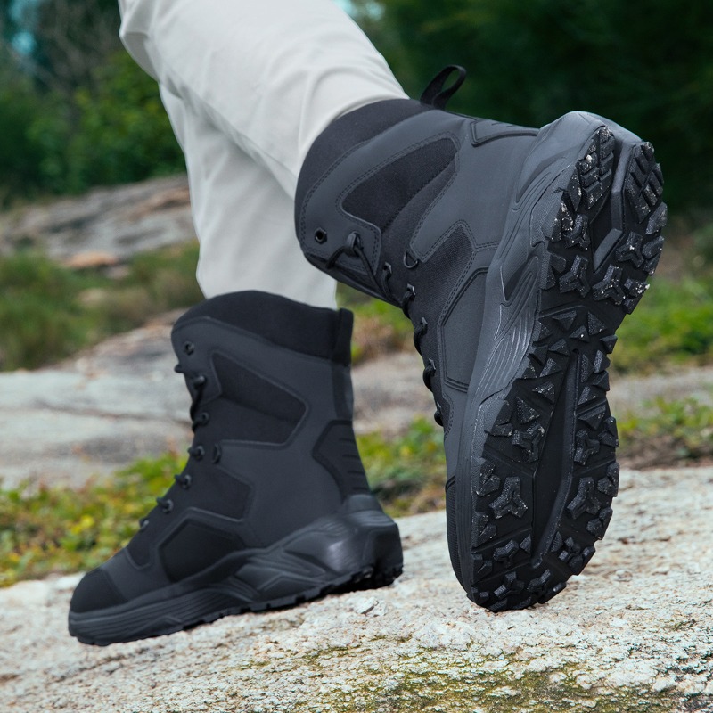 メンズタクティカルブーツ、レースアップ、ワイルドコンバットト - Wildman Hunting & Outdoor Nelspruit のレビューと価格