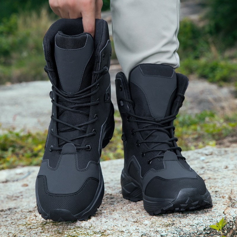 メンズタクティカルブーツ、レースアップ、ワイルドコンバットト - Wildman Hunting & Outdoor Nelspruit のレビューと価格