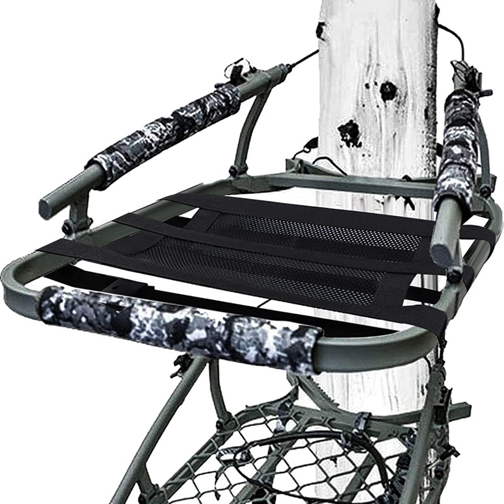 通気性のある調節可能なツリースタンドシート折りたたみ式メッシ - Outdoor Hunting Chair のレビューと価格