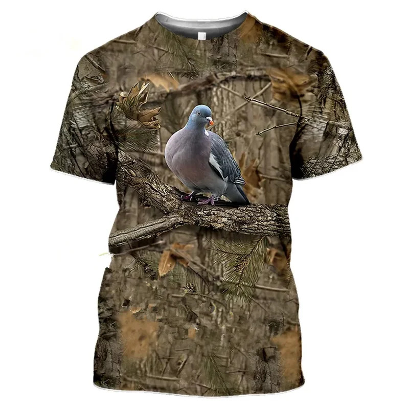 2026 迷彩狩猟動物イノシシ 3d Tシャツ夏カジュアルメ - Wildman Hunting & Outdoor Robertson Photos のレビューと価格