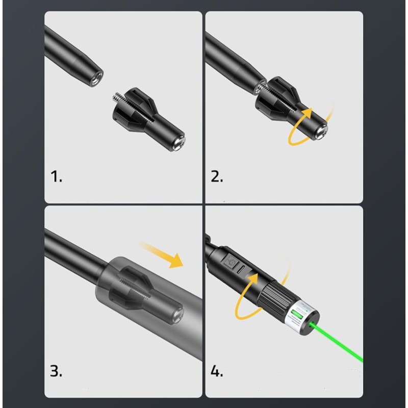 充電式レーザーボアサイトキット .17 .177 .22LR - Laser Boresighter Kit のレビューと価格